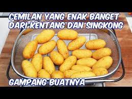 Cemilan Yang Enak Banget Dari Kentang Dan Singkong Gampang Buatnya Enak Banget Untuk Buka Puasa Youtube Cemilan Ide Makanan Kroket