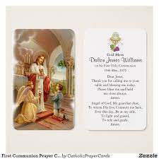 Pin On First Holy Communion Prayer Cards