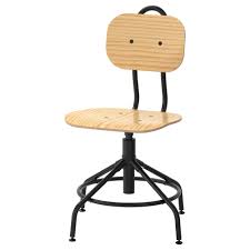 Kullaberg Swivel Chair Pine Black Met Afbeeldingen Bureaustoel Stoelen Ikea