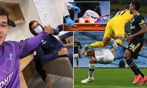 Manchester city have provided an update on eric garcia's health following a sickening clash with teammate ederson toward the end of their win against arsenal on wednesday night. Eric Garcia Released From Hospital After Horror Collision With Man City Team Mate Ederson Daily Mail Online