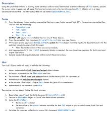 Maybe you would like to learn more about one of these? Code In Java Originalpets Xml Code Below 2013 10 0 Chegg Com