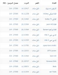 و برامج للصغار و برامج مسابقات. ØªØ±Ø¯Ø¯Ø§Øª Ù‚Ù†ÙˆØ§Øª Ø§Ù„Ø§Ø·ÙØ§Ù„ Ø§Ù„Ø¬Ø¯ÙŠØ¯Ø© Ø¹Ù„Ù‰ Ù†Ø§ÙŠÙ„ Ø³Ø§Øª 2017 Ø¹Ø§Ù„Ù… Ø§Ù„Ø³ØªÙ„Ø§ÙŠØª