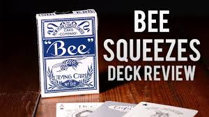 Squeezers playing cards by organic playing cards. Deck Reivew Bee Squeezers Playing Cards Youtube