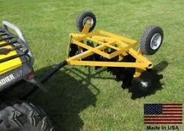 ﻿ atv cultivator the quadivator ( atv & utv accessories ). Disc Cultivator Harrow Tow Behind Atv Utv Garden Tractor 5 Ft Cut Width Ebay