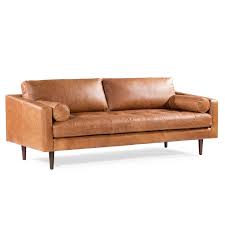Napa Sofa In Cognac Tan Tan Leather Sofas Leather Sofa Poly Bark