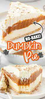 Our No Bake Pumpkin Pie Is Quick And Easy And Only Takes 10 Minutes To Prep Canned Pumpkin Cr In 2020 No Bake Pumpkin Pie Pumpkin Pie Recipe Easy Winter Desserts Pie