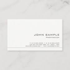 Choose from a variety of business card designs that you can personalize to fit your style. Create Your Own Modern White Matte Chic Business Card Zazzle Com In 2021 Chic Business Card Elegant Business Cards Modern Business Cards