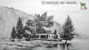 5 out of 5 stars. How To Draw Wooden House At Mountain Landscape Easy Paintingtube