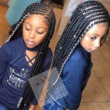 Kids Deep Side Part Tribal Braids Like Kidsbraids Tribalbraids Remarkablebriads Azb Black Kids Hairstyles Girls Hairstyles Braids Kids Braided Hairstyles