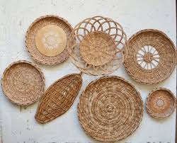Check spelling or type a new query. Wicker Bowl Boho Wall Art Boho Wall Art Set 7 Wall Hanging Plate Set Of 7 Wall Baskets Wicker Wall Tray African Wall Basket Bohemian Wall Deco Da2129155rt Wall Basket Set Home