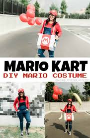 In super mario odyssey, mario can transform into a dinosaur by throwing his hat cappy onto a dozing. Mario Kart Diy Mario Costume Girl Loves Glam