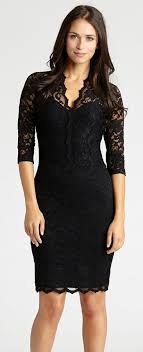 V Neck Scallop Hem Lace Dress Fashion Lace Dress Black Pretty Dresses