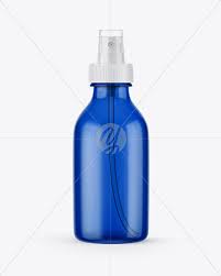 Download Blue Glass Spray Bottle Mockup In Bottle Mockups On Yellow Images Object Mockups PSD Mockup Templates