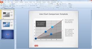 free line chart powerpoint template free powerpoint