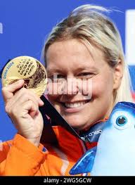Sharon van Rouwendaal of the Netherlands Gold medal, Marathon Swimming,  Women's 10km, during the Olympic Games Paris 2024