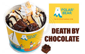 Polar bear ice cream images. Polar Bear Death By Chocolate Ice Cream Gift