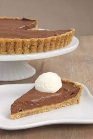 Chocolate Pudding Pie With Peanut Butter Filling Recipe Chocolate Pie With Pudding Desserts Peanut Butter Desserts