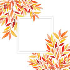 Watercolor Autumn Leaves Frame Watercolor Autumn Leaves Fall Leaves Drawing Autumn Leaves Wallpaper