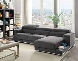 Acme 53720 23 2 Pc Alwin Dark Gray Fabric Modular Sectional Sofa With Chaise Sectional Sofa With Chaise Sectional Sofa Modular Sectional Sofa