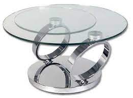 ( 4.3 ) out of 5 stars 4 ratings , based on 4 reviews current price $166.09 $ 166. Olympia Round Extending Coffee Table Glass And Chrome Cfs Furniture Uk