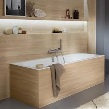 Villeroy Boch Oberon 2 0 Erfreuen Sie Sich Am Schonen Geometrischen Design Der Badewanne Da Die Wann Badezimmer Holz Badewanne Minimalistisches Badezimmer