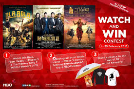 Olabola the musical sets new standard. Mbo Cinemas Ola Bola From Vegas To Macau 3 Monkey King 2 These Are The Movies That May Win You Some Exclusive Movie Hampers More Details In The Image Contest Period