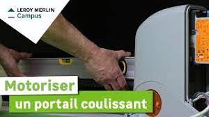 Besoin d'une réponse de pro? Comment Motoriser Un Portail Coulissant Leroy Merlin Youtube