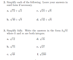 Surds 2 Math Questions This Or That Questions Math Worksheets