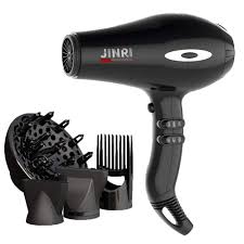 Best blow dryers for curly hair reviews. Professional Hair Dryer With Diffuser Attachment For Curly Hair Lightweight Ionic Hairdryer 2100watt Powerful Compact Salon Blow Dryer With Ac Motor Uk Plug Black Buy Online In Guernsey At Guernsey Desertcart Com Productid