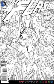 Comic coloring pages for kids online. Flash 48 Adult Coloring Book Variant Cover Dc Comic Dreamlandcomics Com Online Store