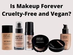 is makeup forever free and vegan