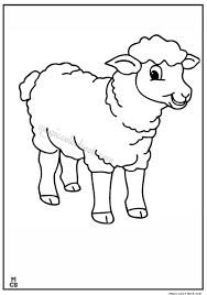 Sheep printable coloring page, free to download and print. Shaun The Sheep Archives Magic Color Book Lamb Drawing Animal Coloring Pages Lamb Pictures