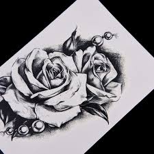 Sketsa bunga mawar hitam tattoo rose art tattoo rose bermacam. Download 89 Gambar Tato Mawar Hitam Paling Baru