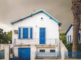 Tunisie Cote Mer Maison De Style Colonial Du Quartier Saint Henri Santarine Le Bardo Tunis Photo Med Mehdi Cherif Maison Tunisie Colonial