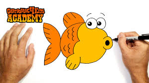 To draw the legs, sketch ovals on the bottom left for the front legs and bottom right for the hind legs. How To Draw A Goldfish Art For Beginners Youtube