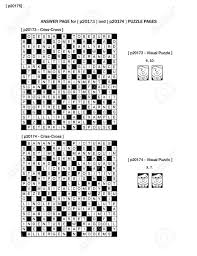 Complete the crossword puzzle using the hints at the bottom. Answer Page For Previous Puzzle Pages P20173 And P20174 With Royalty Free Cliparts Vectors And Stock Illustration Image 96690213