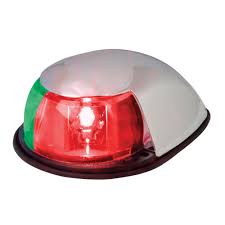 Perko Perko Led Bi Color Bow Light Red Green 12v Chrome Plated Housing 11 33098