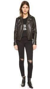 Mackage Yoana Leather Jacket Leather Jacket Casual Fashion