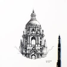 Ksk Luxury Connoisseur Dan Hogman Perspective Drawing Architecture Architecture Drawing Art Architecture Sketchbook