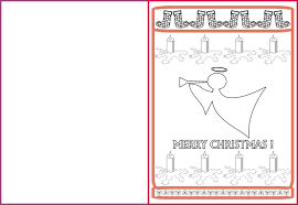 Collection of christmas card coloring pages free (41) template printable christmas cards to color cute christmas angel colouring pages Christmas Greeting Cards Coloring Pages For Kids Christmas Angel