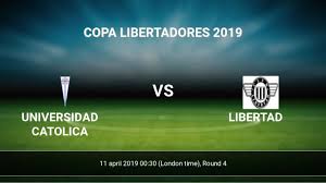 Teams universidad catolica cobresal played so far 32 matches. Universidad Catolica Vs Libertad H2h 11 Apr 2019 Head To Head Stats Prediction