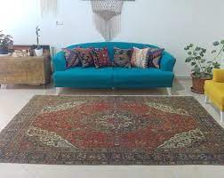 dice pom pom rug vintage oushak rug rugs large rugs