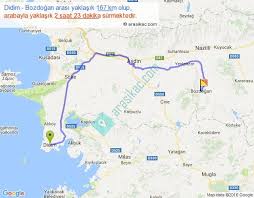 Aydın ile aydin bozdoğan arası 42 km'dir. Didim Bozdogan Arasi Kac Km Saat