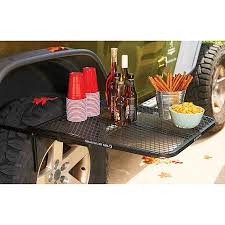 No Hitch Required Perfect For Tailgating Camping Road Side Picnics Apres Ski And After Trail Riding Grab A Two Pack Tire Table Camping Table Overlanding