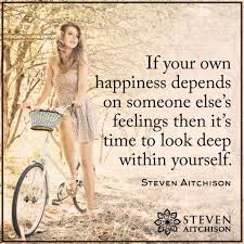 It's true happiness comes from within, it comes from the way choose to see things and how we feel about them , it comes from what we choose to consider as ''happiness''. Facebook