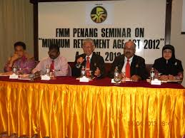Minimum retirement age act 2012 akta umur persaraan minimum 2012. Fmm Penang Seminar On Minimum Retirement Age Act 2012