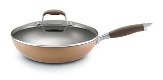 Anolon Advanced 12 Non Stick Ultimate Pan With Lid Anolon Anolon Cookware Bronze