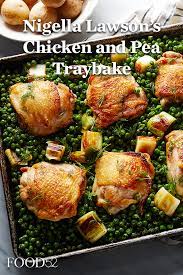Nigella Lawson S Chicken Pea Traybake Recipe On Food52 Recipe Recipes Sheet Pan Dinners Sheet Pan Recipes