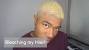 Dyed Blonde Hair Black Men