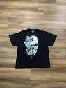 Human Skull And Roses Mens XL Black T Shirt Brand DOM Shirt 100 ...
